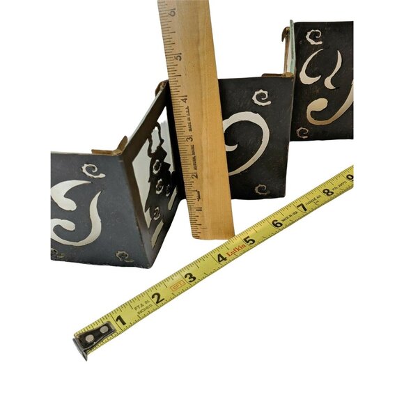 Metal Christmas Tree Joy Tealight Candle Holder 49d - Picture 3 of 9